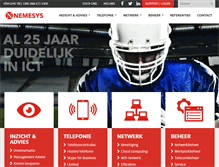Tablet Screenshot of nemesys.nl